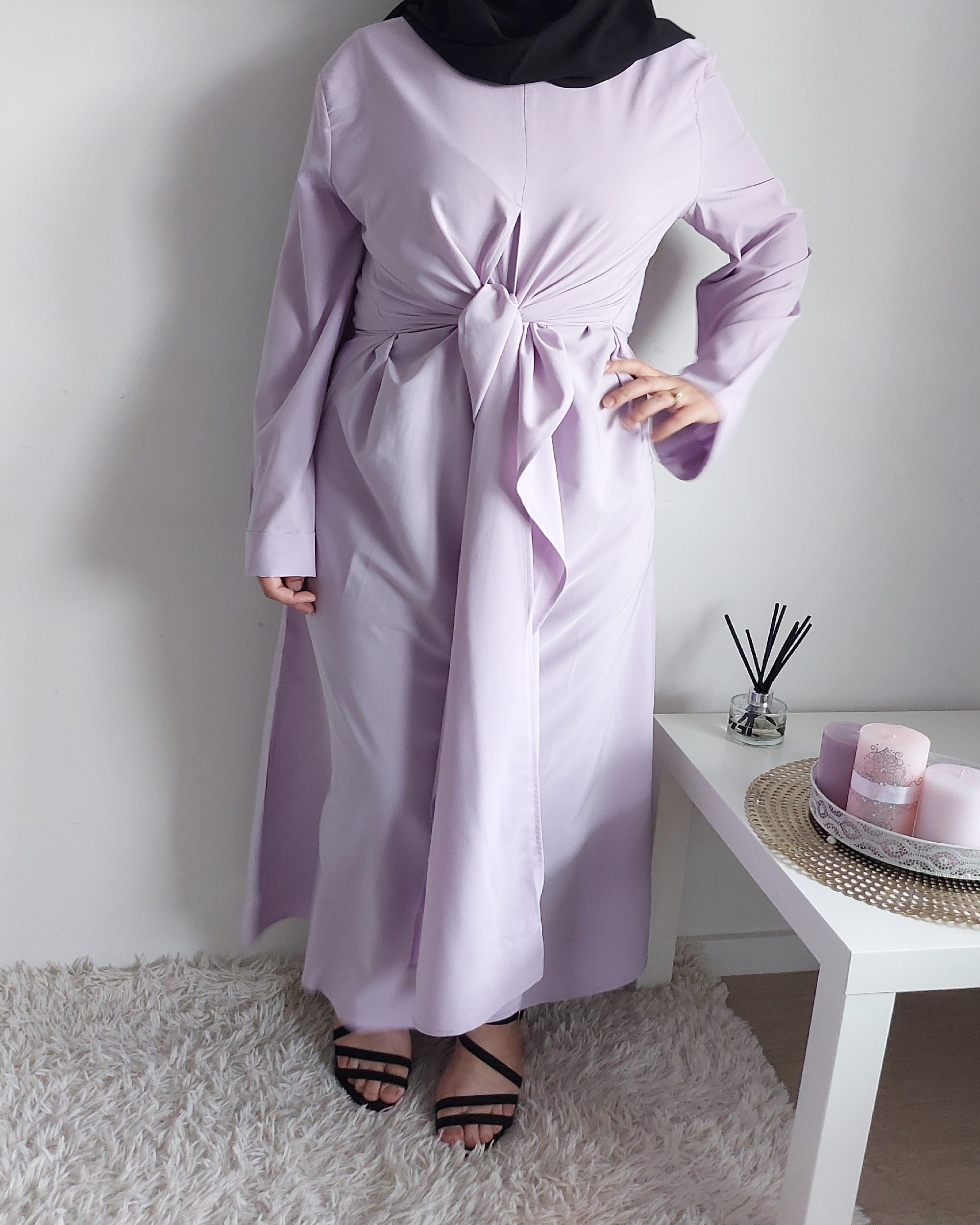  Abaya  wrap  lila Nissa Store